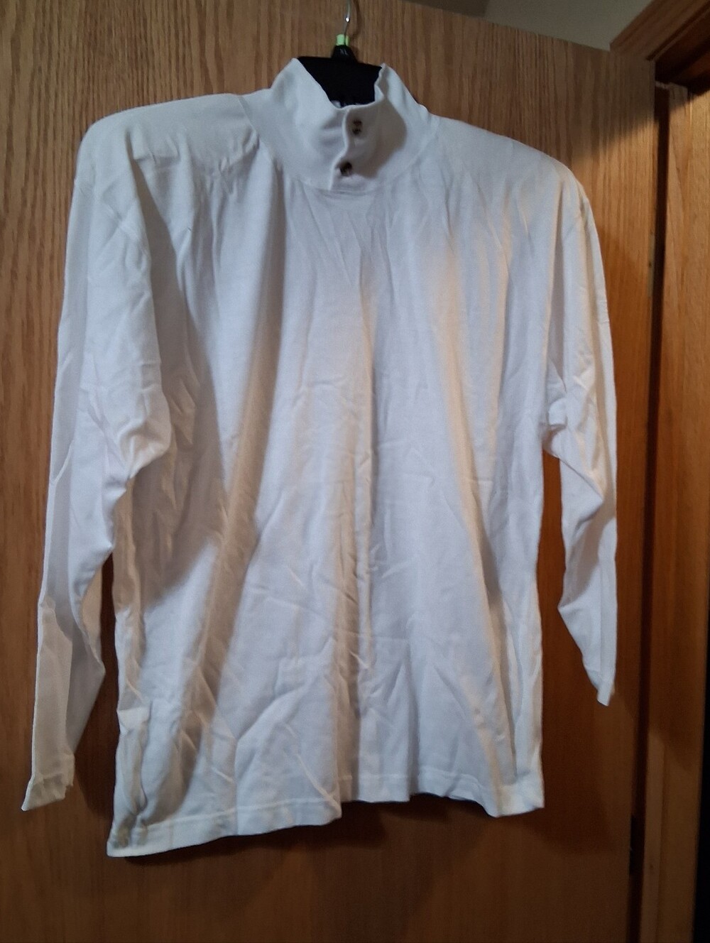 Vintage Outback Red  long sleeve polo shirt,  classic white polo/Henley-style